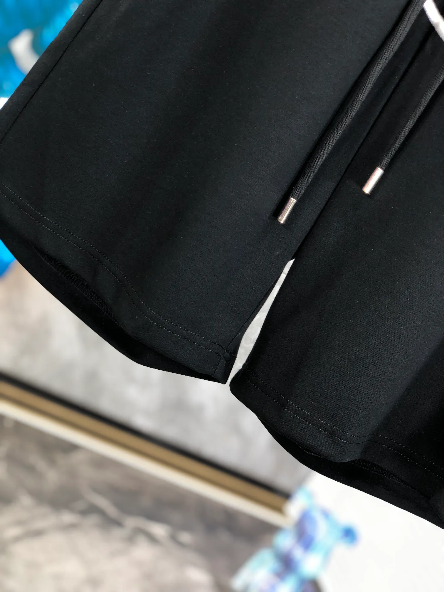 Balenciaga. High-end Shorts Series 2026 Summer New Arrival Men's Fashionable Casual Shorts High Quality Customized Original Fabric, Special Handle, Super Texture Comfortable and Soft Breathable w Casual Loose Fit 3 Trend Front Size: M-3XL m wear 28.29